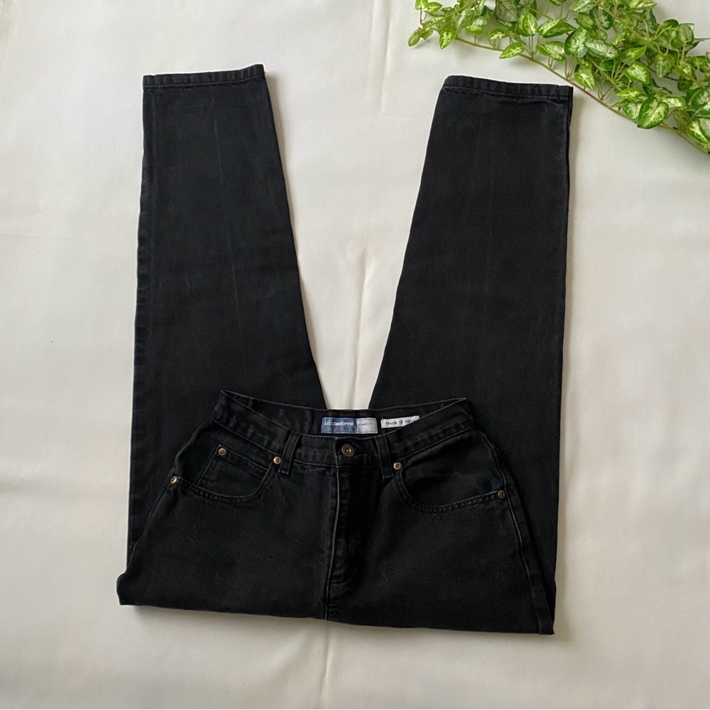 Liz Claiborne High Rise Black Denim Jeans